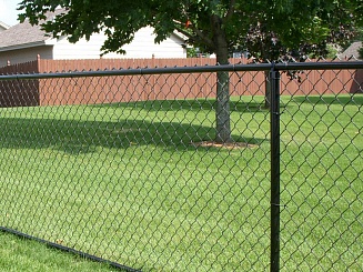 Забор из сетки-рабица 49 метров